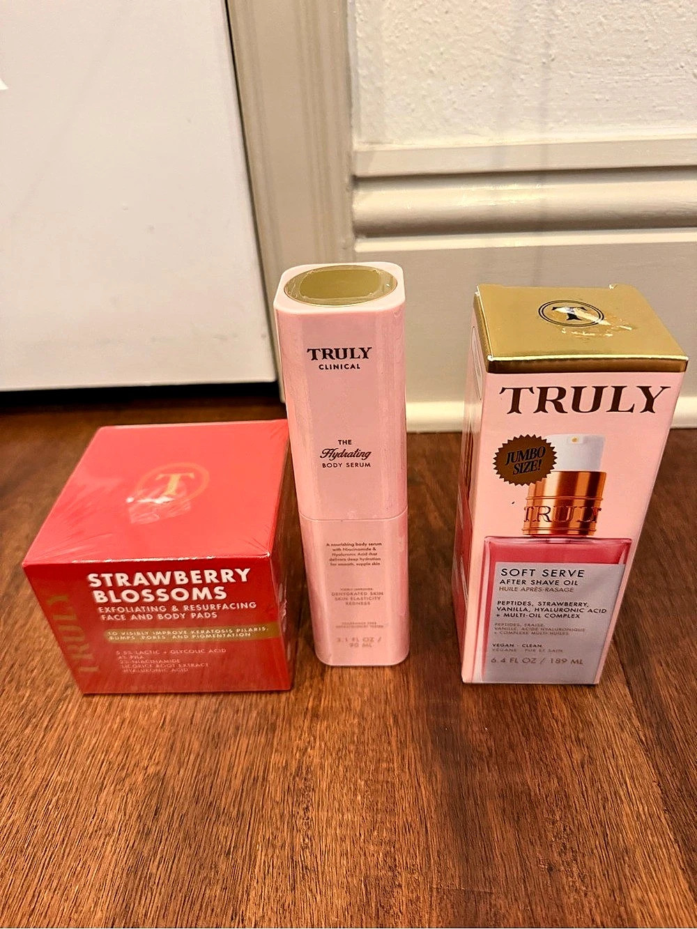 Truly Strawberry Blossoms Facial Serum & Soft Serve After Sun Serum Facial